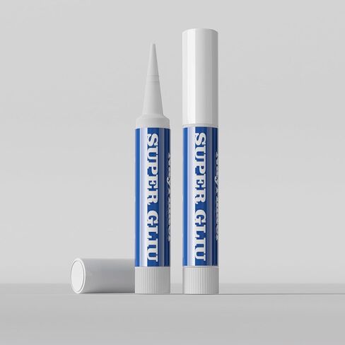 Super Glue Gel, Plastic Glue, Glass Glue, 3 Gram x 12 All Purpose Glue, Cyanoacrylate Glue for Plastic, Ceramic, Metal, DIY Craft and More. in Kuwait