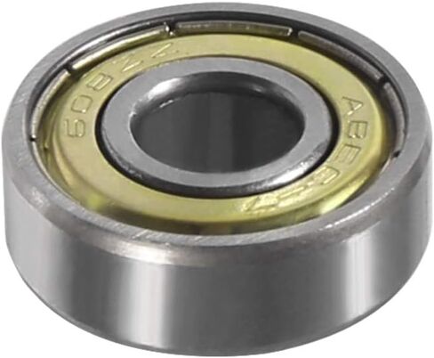 ALMOCN 10 قطعة 608ZZ محامل كرات الأخدود العميق 608 ZZ محامل ختم معدنية درع مزدوج 8x22x7 مللي متر للطابعة ثلاثية الأبعاد RepRap عجلة محامل لوح التزلج in Kuwait