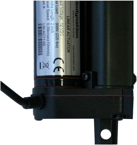WindyNation 2 Inch 2inches Stroke Linear Actuator 12 Volt 12V 225 Pounds lbs Maximum Lift in Saudi Arabia