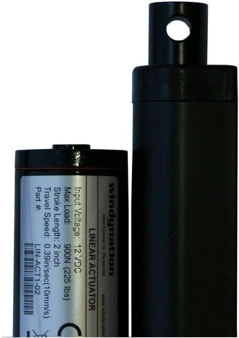 WindyNation 2 Inch 2inches Stroke Linear Actuator 12 Volt 12V 225 Pounds lbs Maximum Lift in Saudi Arabia