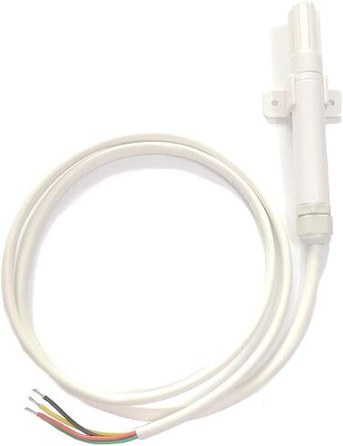 Taidacent Outdoor 3.3V 5V IIC I2C Digital Temperature Humidity Atmospheric Barometric Air Pressure Sensor Probe BME280 (1m, White) in Saudi Arabia