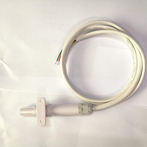 Taidacent Outdoor 3.3V 5V IIC I2C Digital Temperature Humidity Atmospheric Barometric Air Pressure Sensor Probe BME280 (1m, White) in Saudi Arabia