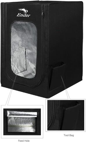 Creality Ender Enclosure Fireproof and Dustproof for Ender 3V2/Ender 3V2 Neo/Ender 3 Pro/Ender 3/Ender 3 Neo for Anycubic Elegoo 3D Printer 18.89 * 23.62 * 28.34"/480 * 600 * 720mm in Saudi Arabia