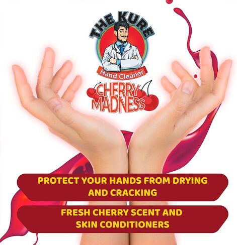 منظف ​​الأيدي الصناعي الفاخر الطبيعي من كوري تشيري مادنس، 4 جالون in Kuwait