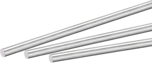 MECCANIXITY Aluminum Solid Round Rod 3mm Diameter 400mm Length Lathe Bar Stock for DIY Craft Pack of 5Pcs in Saudi Arabia