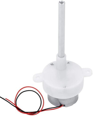 محرك تروس منخفض السرعة DC 12V بديل محرك تروس دودة صغير بعمود طويل لسيارة التحكم عن بعد وطائرات التحكم عن بعد in Kuwait