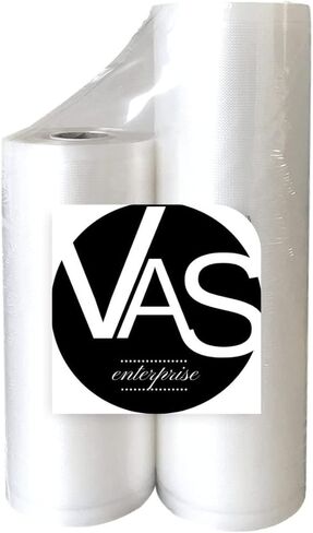 VAS Vacuum Sealer Bags 2 Pack- 8x50, 11x50 2 pack for Food Saver, Seal a Meal, BPA Free, Heavy Duty, Great for vac storage - Food Preserving Bag in Kuwait