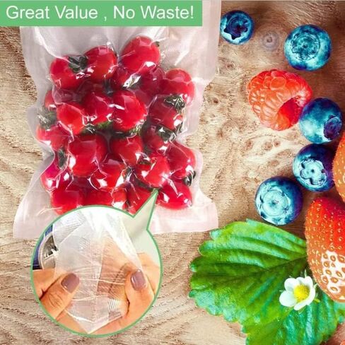 VAS Vacuum Sealer Bags 2 Pack- 8x50, 11x50 2 pack for Food Saver, Seal a Meal, BPA Free, Heavy Duty, Great for vac storage - Food Preserving Bag in Kuwait