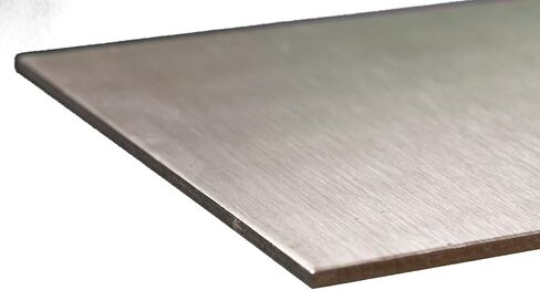K & S K&S 83072 Aluminum Sheet, 125" Thick x 6" Wide x 12" Long, 1 Piece, Made in The USA in Saudi Arabia