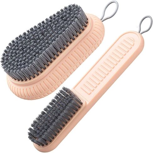 Cleaning Brush Soft Bristle Brush Laundry Scrub Brush Clothes Underwear Shoes Scrubbing Brush, Easy to Grip Household Cleaning Brushes Tool for Countertops Bathtubs (Blue) in Saudi Arabia