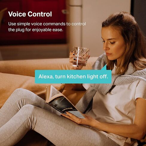 Kasa Smart Plug Ultra Mini 15A، منفذ Wi-Fi للمنزل الذكي يعمل مع Alexa وGoogle Home وIFTTT، لا يتطلب محورًا، معتمد من UL، 2.4G WiFi فقط، حزمة واحدة (EP10)، أبيض in Kuwait