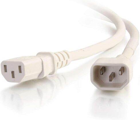 C2G 29930 16 AWG، سلك طاقة تمديد قصير، 4 أقدام (1.21 متر)، أسود in Kuwait