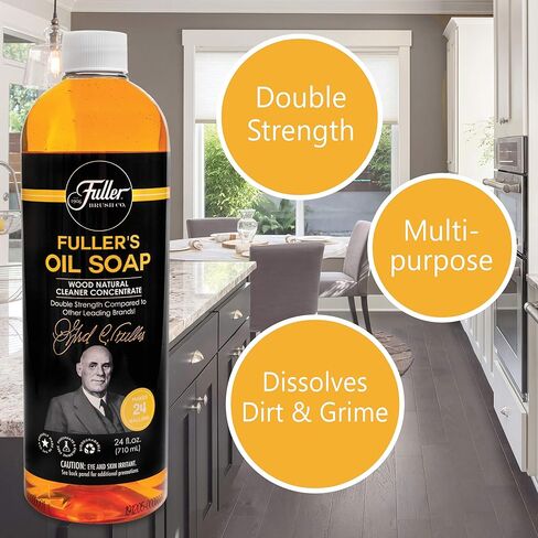 منظف ​​طبيعي للخشب والصابون الزيتي من فولر - قوة مزدوجة - يصنع 24 جالونًا من الخشب ومنظف طبيعي متعدد الأغراض للاستخدام المنزلي والتجاري in Kuwait
