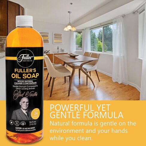 منظف ​​طبيعي للخشب والصابون الزيتي من فولر - قوة مزدوجة - يصنع 24 جالونًا من الخشب ومنظف طبيعي متعدد الأغراض للاستخدام المنزلي والتجاري in Kuwait