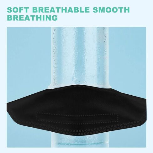 قناع وجه للأطفال من لوسيفر 4 طبقات متعدد الألوان 50 قطعة، عبوات فردية، 4 طبقات غطاء حماية وجه غير منسوج للأطفال، مريح وعالي الترشيح والتهوية ويمنع الضباب - (من سن 4 إلى 8 سنوات) in Kuwait