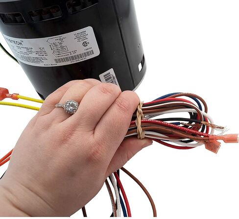Supplying Demand W51-34BJA3-02 HVAC Blower Motor with 15/370 Single Oval Capacitor 3/4 HP 1 Phase 3 Speed 208/230V 1075 RPM in Saudi Arabia