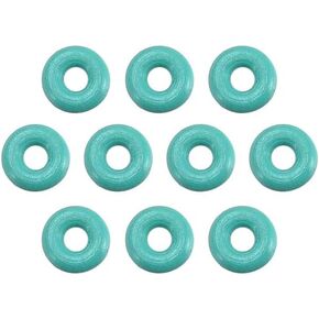 uxcell Fluorine Rubber O-Rings, 30mm OD 28mm ID 1mm Width FKM Seal Gasket for Machinery Plumbing, Green, Pack of 10 in Kuwait