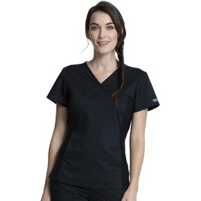 Scrubs for Women Workwear Revolution V-Neck with Knit Sides, Soft Stretch WW2875