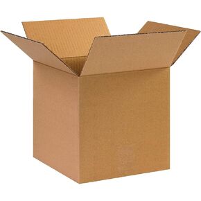 Prinko 8x6x4 Packaging Corrugated Shipping Boxes 8"L x 6"W x 4"H (Pack of 100) - Quality Choice of Sturdy Packing Boxes for USPS, UPS, FedEx Shipping in Kuwait