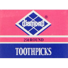 Diamond Round Toothpick Tray, 250 Count in Kuwait