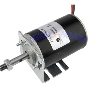 CHANCS 12V 3500RPM محرك تيار مستمر مغناطيسي دائم 30 وات CW/CCW محرك تروس كهربائي قابل للعكس محرك تيار مستمر قابل للتعديل مع حامل مقعد ثابت in Kuwait