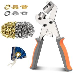 مجموعة ادوات جروميت، كماشة ثقب محمولة باليد، الة ضغط يدوية، خرامة يدوية للقماش المشمع والاحزمة الجلدية مع 500 قطعة من الثقوب in Kuwait