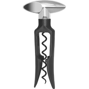 OGGI Wine Opener - Waiters Corkscrew Wine Bottle Opener w/Foil Cutter - Single Hinged Lever Manual Wine Key Bottle Openers for Waiters, Bartenders & Home