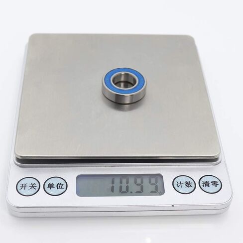 محامل خرطوشة 6901 VRS MAX، مقاس 12x24x6 مم من الفولاذ الكروم الأزرق مختومة بالشحم، محمل كرات كاملة لعربة 6901LLU لمحور محور الدراجة، (اختيار من 4 قطع) in Kuwait