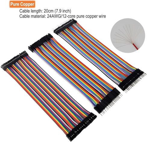 Makeronics Solderless 3220 Breadboard Ultimate Kit - 3220 نقطة ربط للتجربة مع لوحة خلفية من الألومنيوم + 65 قطعة + 140 شكل حرف U + 120P أسلاك توصيل نحاسية نقية in Kuwait