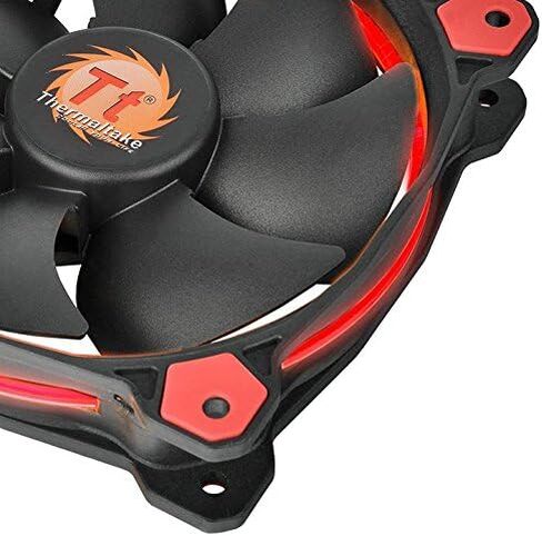 حلقة ثيرمالتاكي 14 ضغط ثابت عالي 140 ملم حافظة دائرية LED / مروحة مشعاع مع نظام تبريد مضاد للاهتزاز CL-F039-PL14BU-A أزرق in Kuwait