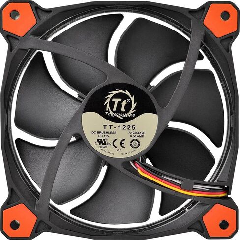 حلقة ثيرمالتاكي 14 ضغط ثابت عالي 140 ملم حافظة دائرية LED / مروحة مشعاع مع نظام تبريد مضاد للاهتزاز CL-F039-PL14BU-A أزرق in Kuwait