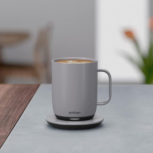Ember Temperature Control Smart Mug 2, 10 Oz, App-Controlled Heated Coffee Mug with 80 Min Battery Life and Improved Design, White in Saudi Arabia