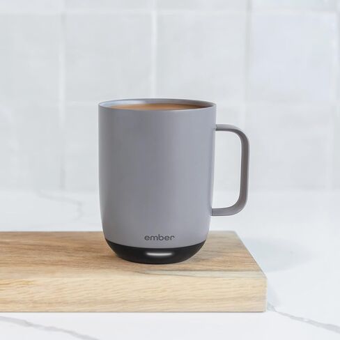 Ember Temperature Control Smart Mug 2, 10 Oz, App-Controlled Heated Coffee Mug with 80 Min Battery Life and Improved Design, White in Saudi Arabia