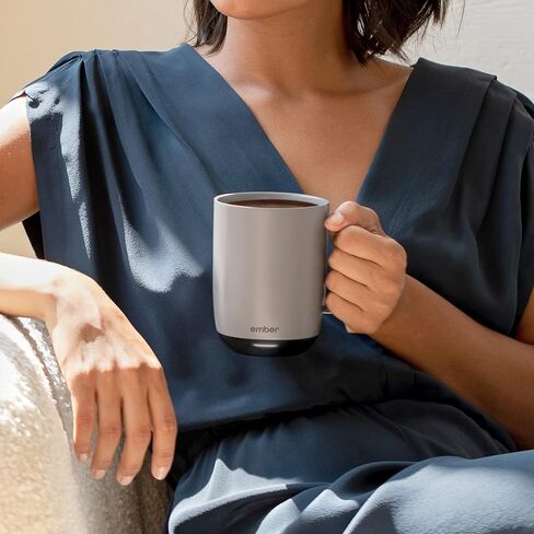 Ember Temperature Control Smart Mug 2, 10 Oz, App-Controlled Heated Coffee Mug with 80 Min Battery Life and Improved Design, White in Saudi Arabia