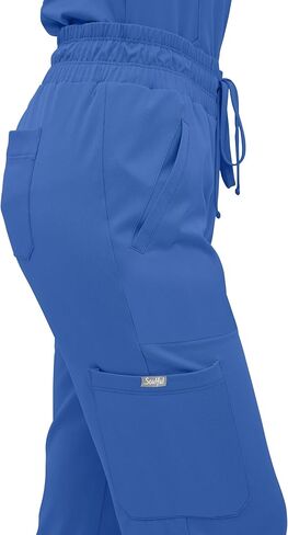 SOULFUL SCRUBS Jogger Pant for Women, 5 Pocket, Midrise Fit - Stylish Medical Scrub Pant 3502 Cora in Saudi Arabia