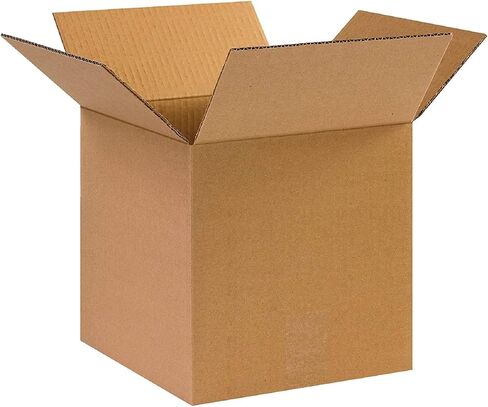 Prinko 8x6x4 Packaging Corrugated Shipping Boxes 8"L x 6"W x 4"H (Pack of 100) - Quality Choice of Sturdy Packing Boxes for USPS, UPS, FedEx Shipping in Kuwait