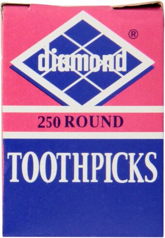 Diamond Round Toothpick Tray, 250 Count in Kuwait