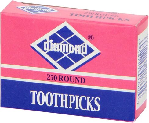 Diamond Round Toothpick Tray, 250 Count in Kuwait