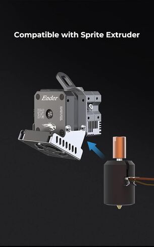 كابل لمس CR أصلي من Creality لـ Sprite Extruder، سلك محول 5 PIN لـ Ender-3 S1/CR-10 Smart Pro/Ender-3 S1 Pro/Ender-3 S1 Plus، ملحقات الطابعة ثلاثية الأبعاد مع Sprite Extruder مثبتة in Kuwait