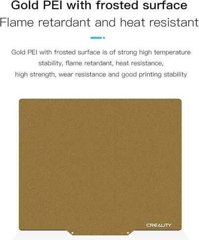 Creality Original Ender-5 Plus PEI Magnetic Flexible Heated Bed with 5pcs 0.4mm Nozzle, Ender-5 Plus PEI Printing Plate 377x370x2mm Frosted Surface in Kuwait