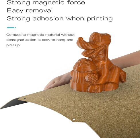 Creality Original Ender-5 Plus PEI Magnetic Flexible Heated Bed with 5pcs 0.4mm Nozzle, Ender-5 Plus PEI Printing Plate 377x370x2mm Frosted Surface in Kuwait