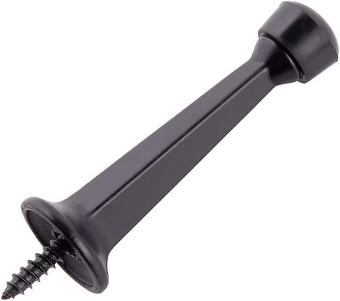 HOME MASTER HARDWARE، سدادات أبواب صلبة شديدة التحمل، 3 بوصات برونزية مطلية بالزيت مع طرف مطاطي، 12 قطعة in Kuwait