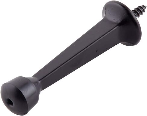 HOME MASTER HARDWARE، سدادات أبواب صلبة شديدة التحمل، 3 بوصات برونزية مطلية بالزيت مع طرف مطاطي، 12 قطعة in Kuwait