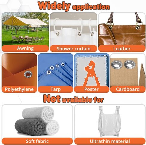 مجموعة ادوات جروميت، كماشة ثقب محمولة باليد، الة ضغط يدوية، خرامة يدوية للقماش المشمع والاحزمة الجلدية مع 500 قطعة من الثقوب in Kuwait