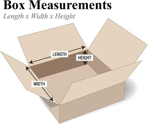 PARTNERS BRAND 22x14x6 Flat Corrugated Boxes, Flat, 22L x 14W x 6H, Pack of 20 | Shipping, Packaging, Moving, Storage Box for Home or Business, Strong Wholesale Bulk Boxes in Kuwait