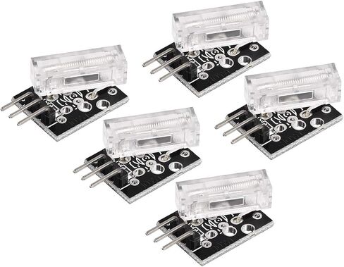 uxcell Percussion Knock Sensor Module with LED KY-031 for DIY Starter 5pcs in Saudi Arabia