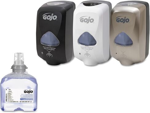 Gojo 536102 Tfx Luxury Foam Hand Wash, Fresh Scent, Dispenser, 1200Ml, 2/Carton in Kuwait