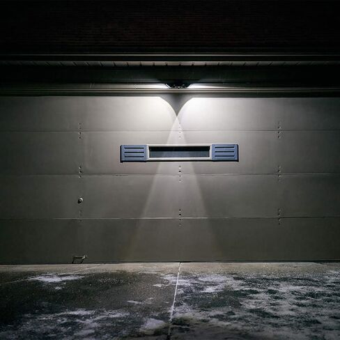 Beams MB3000 عالي الأداء 500 لومن يعمل بالبطارية اللاسلكية مستشعر الحركة LED مصباح كشاف أمان مزدوج الرأس، أبيض، عبوة واحدة in Saudi Arabia