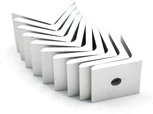 2020 Inside Corner Bracket for 2020 Aluminum Extrusion Profile with Slot - (10 Pcs) in Kuwait