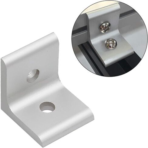 2020 Inside Corner Bracket for 2020 Aluminum Extrusion Profile with Slot - (10 Pcs) in Kuwait